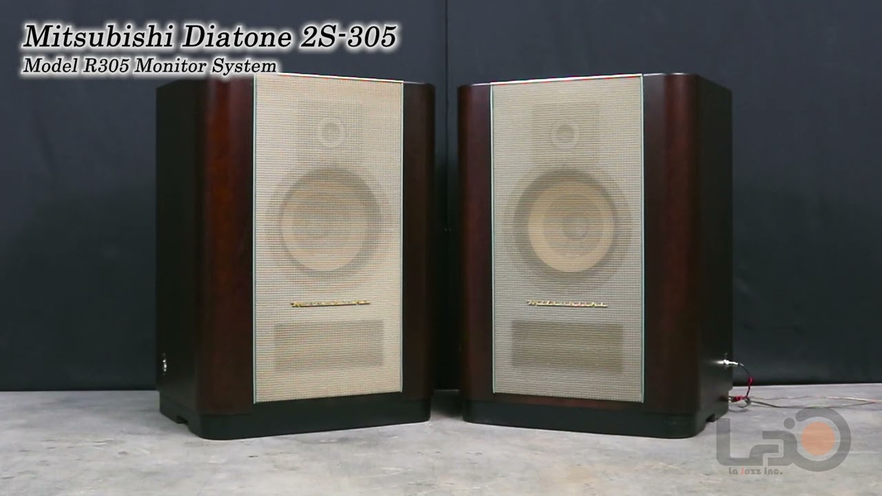 Mitsubishi Diatone 2S-305 - R305 Monitor Speaker System - YouTube