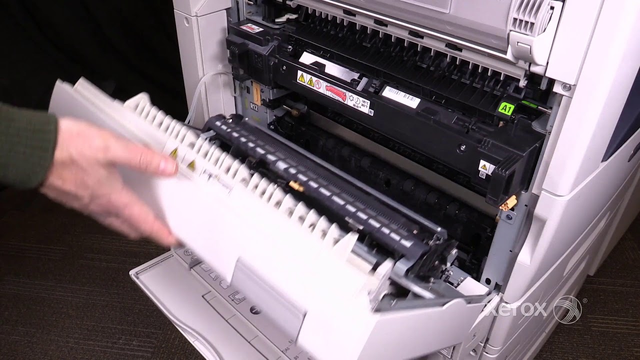 Xerox® AltaLink® C8070 Family Clearing Jams in the Left Upper Door