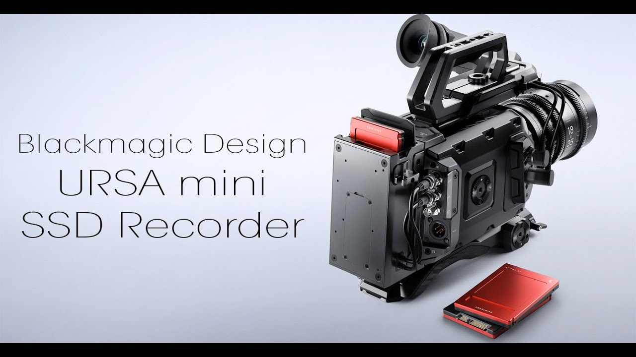 Ursa mini SSD recorder Blackmagic design review - YouTube