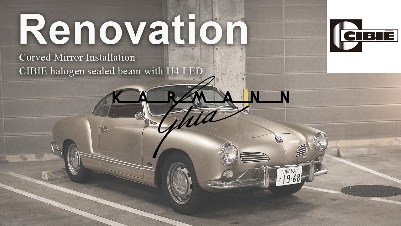 Replacing Mirror & Sealed beam Light | Volkswagen Karmann Ghia