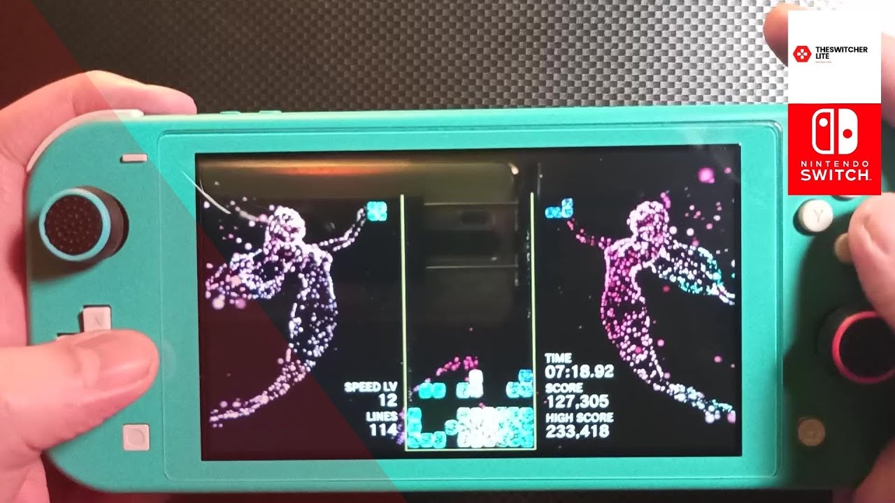Tetris Effect Connected Nintendo Switch Lite Gameplay - YouTube