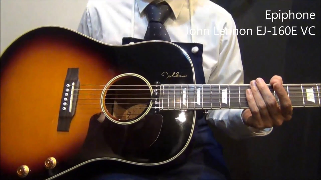 Epiphone John Lennon EJ-160E VC (2008 model) [Ottleya Video] - YouTube