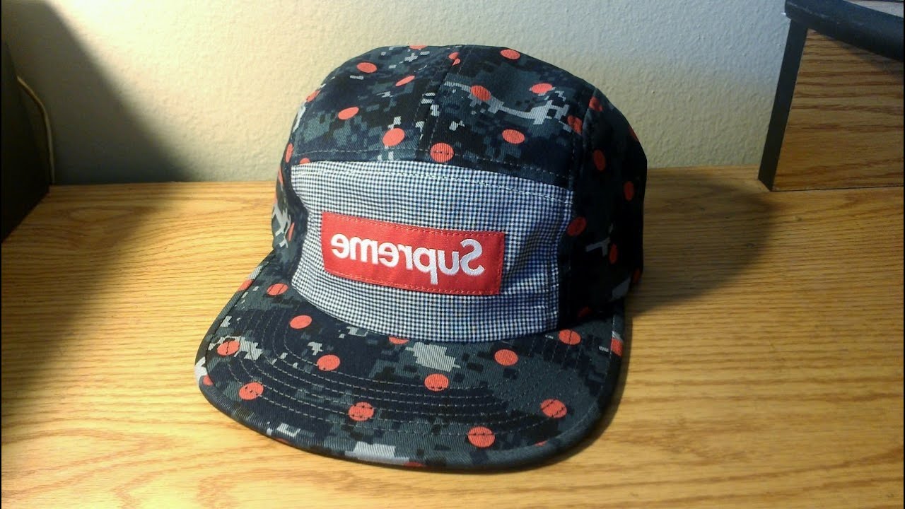 Supreme x Comme des Garçons SHIRT Navy Camo Camp Cap Review Spring