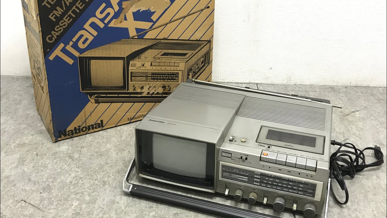 ☆National ナショナル TransAm X30 TH6-X30 テレカセ テレビ カセット