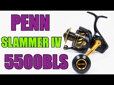 Penn SLAIV5500BLS Slammer IV 5500 Spinning Reel Review | J&H
