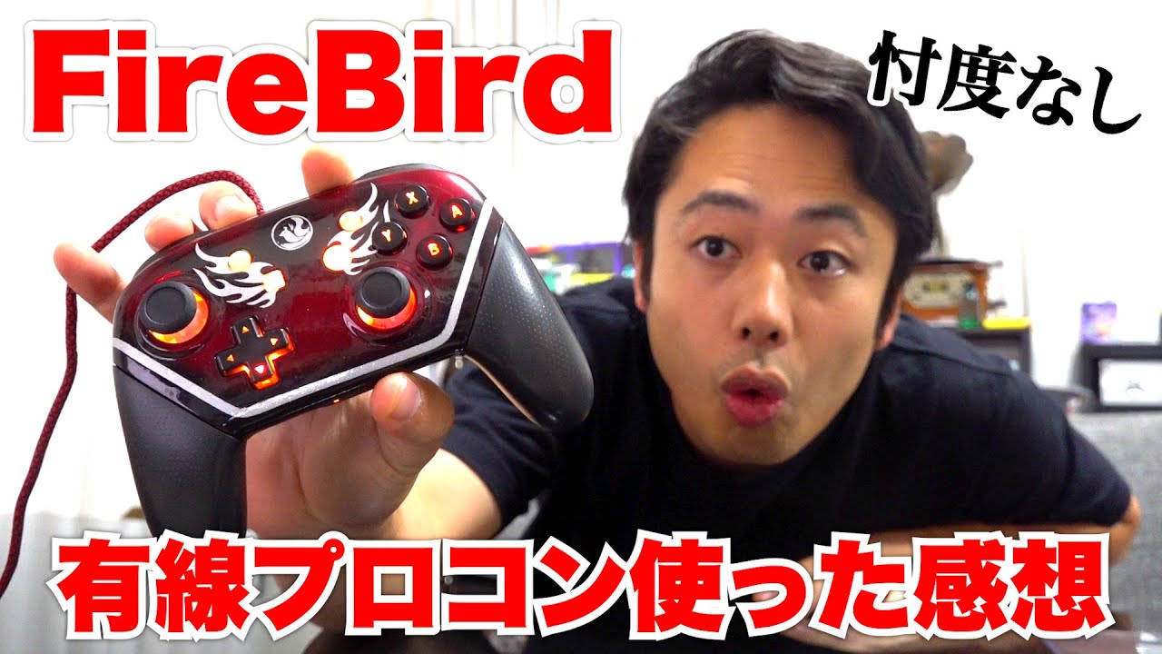 有線プロコンFireBirdを忖度なしでレビューさせてもらうぞ！！ - YouTube