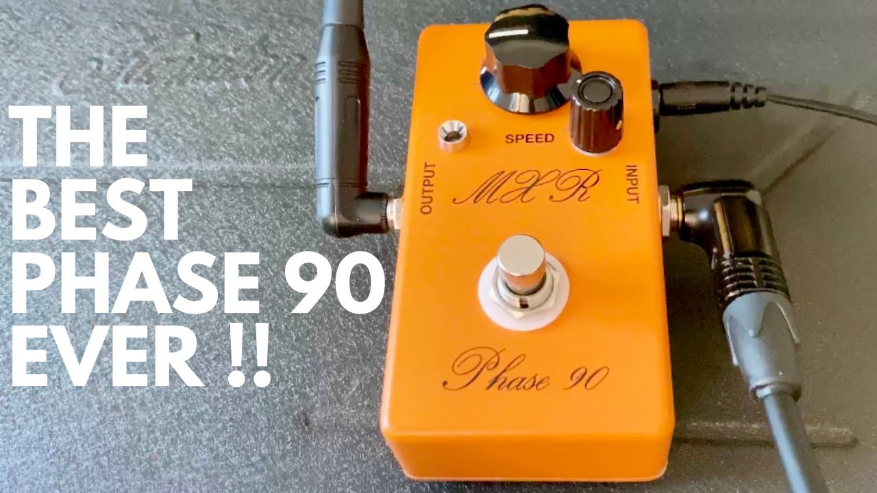 MXR Phase 90 Analogman Modded | Van Halen Tones! - YouTube