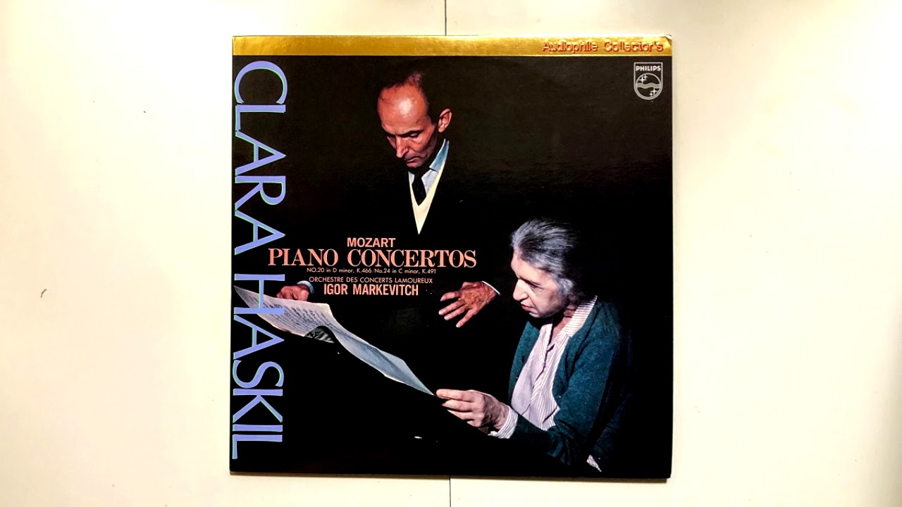 ハスキル モーツァルト ピアノ協奏曲 第20番 ニ短調 K 466 1960 LP