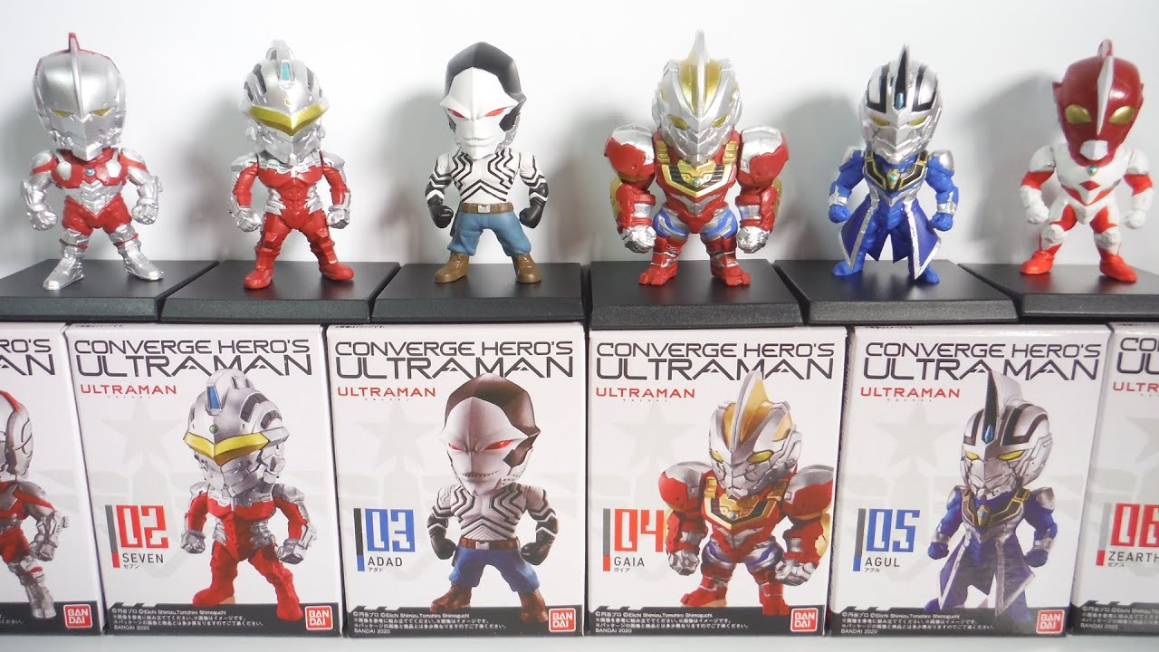 CONVERGE HERO'S ULTRAMAN 01 全6種 開封 コンバージ ヒーローズ