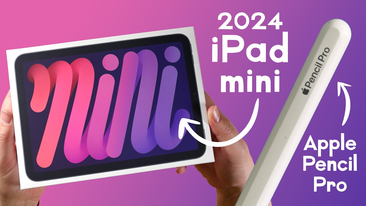 Unboxing NEW 2024 iPad mini (A17 Pro) + Apple Pencil Pro