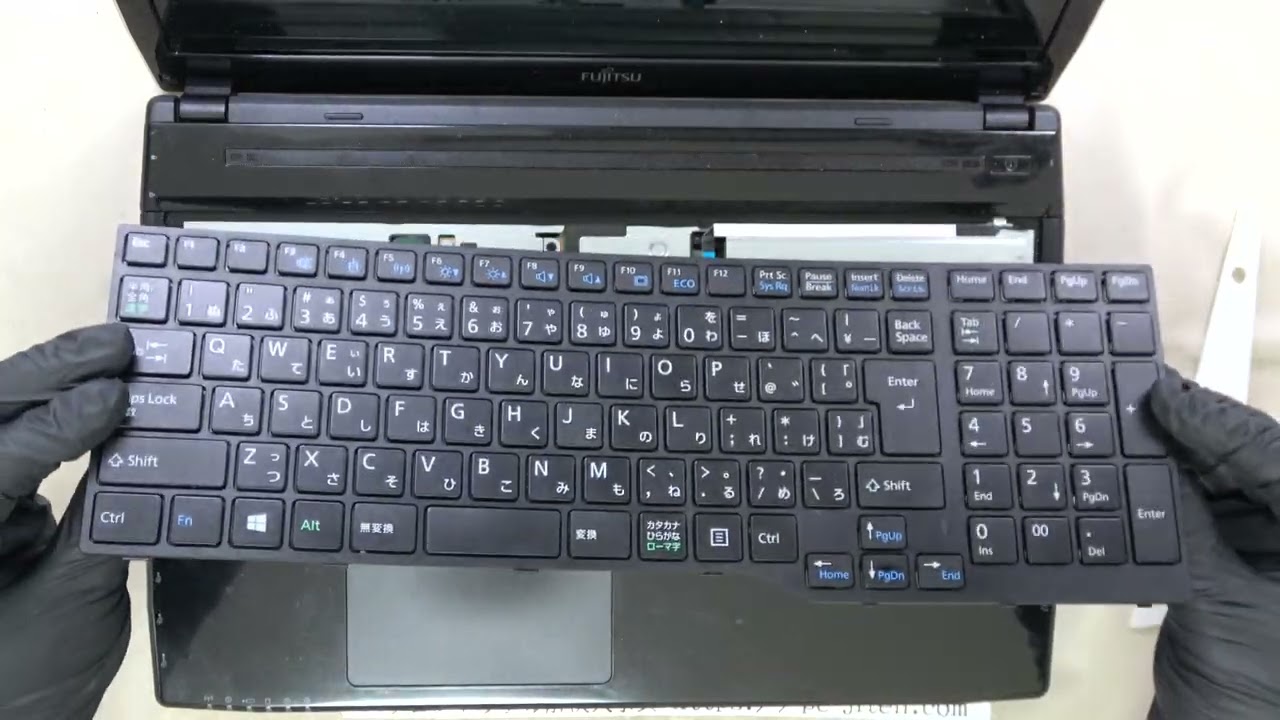 Computer Repair] Fujitsu Lifebook WA1/R Keyboard Replacement Guide