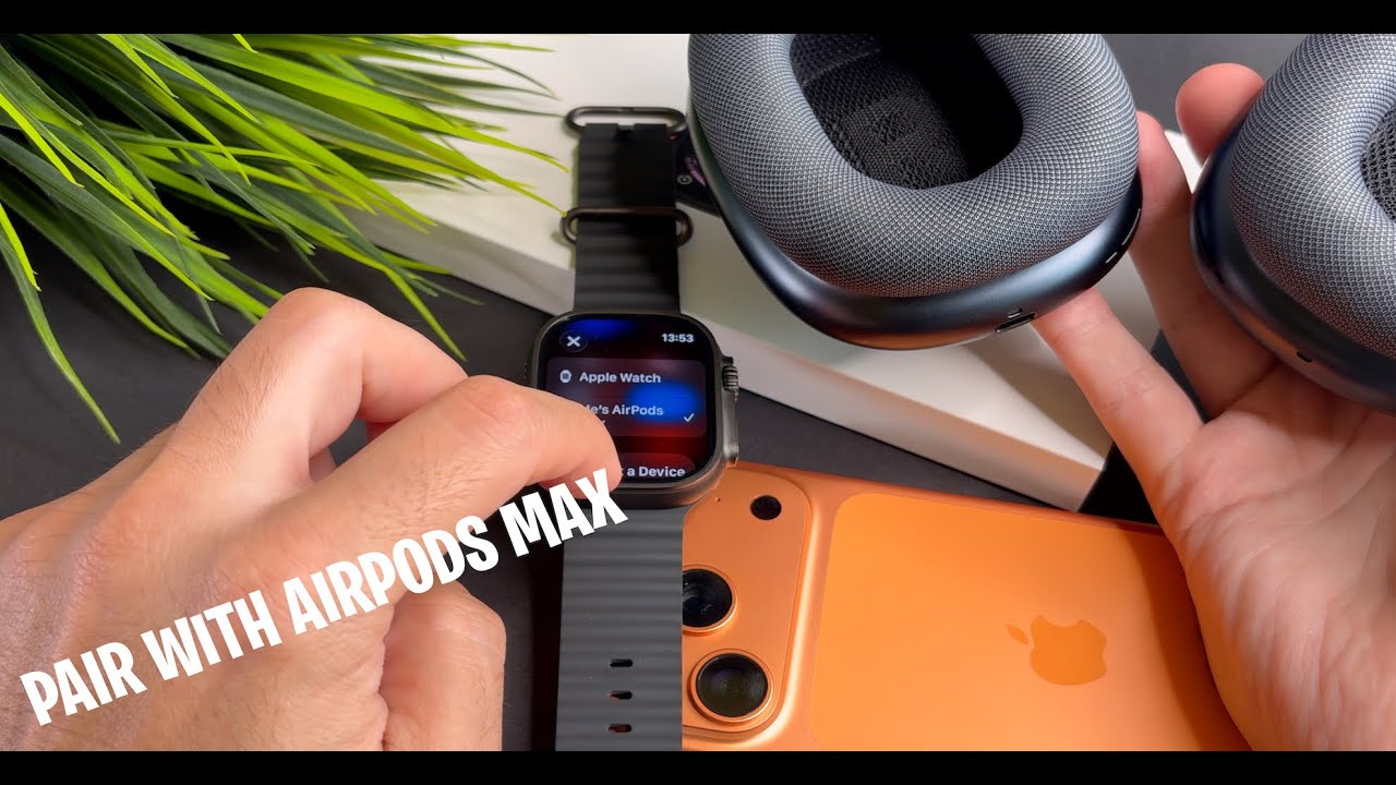 Air pods Max (Lightning)とapple watch Connect AirPods Max with