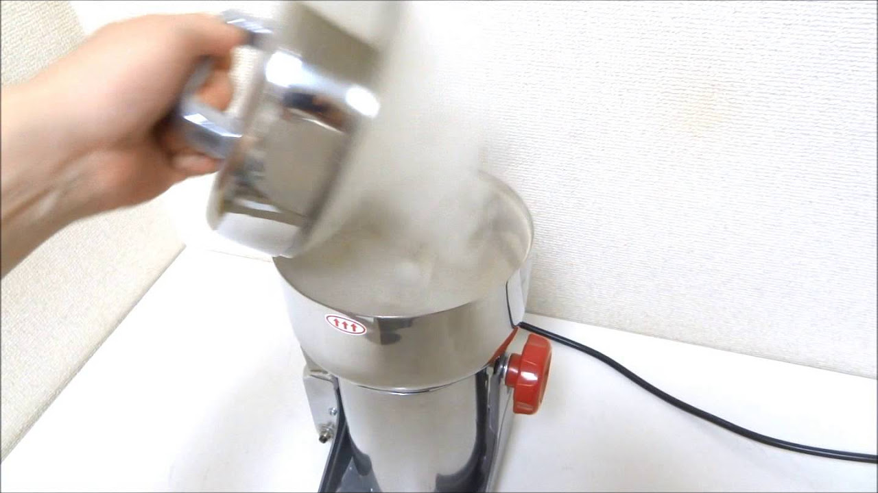 小型製粉機（家庭用～業務用）ハイスピードミル - YouTube