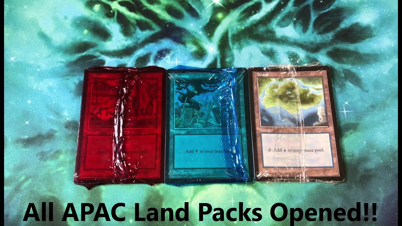 MTG All 3 Rare APAC Land Packs Opened For The First Time On