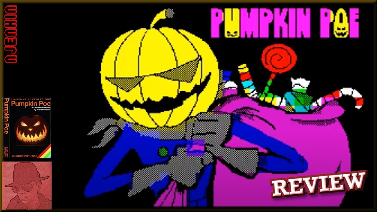 Pumpkin Poe : Homebrew from 2017 - on the ZX Spectrum 128K !! with