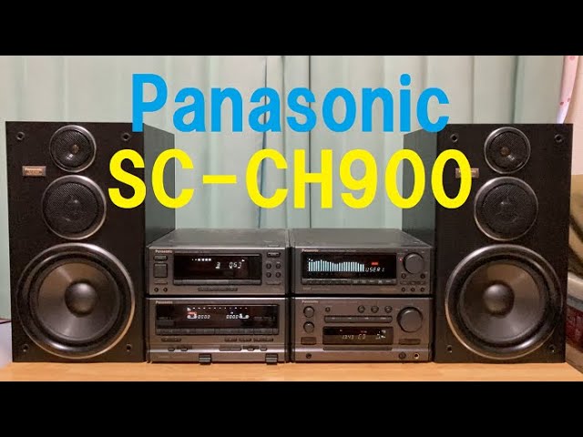 Panasonic バブルコンポ HALF(ハーフ） SC-CH900 - YouTube