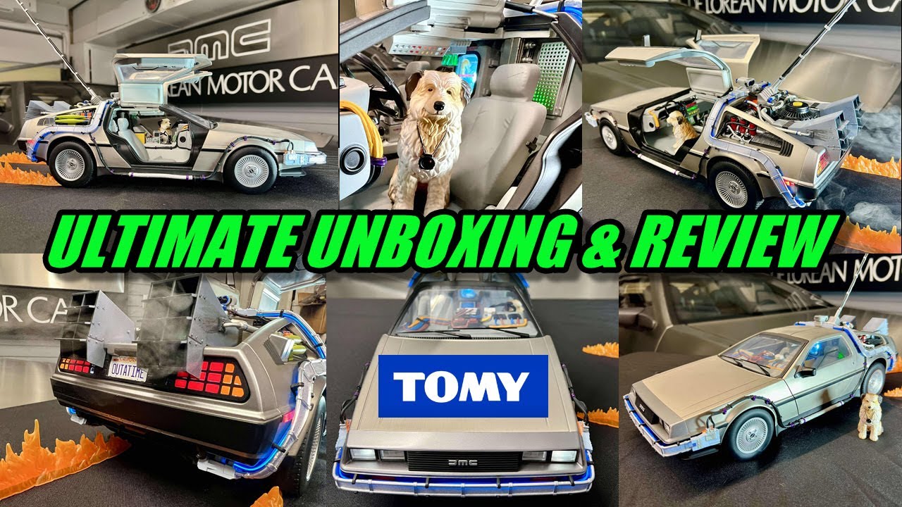 ULTIMATE 1/10 Scale TOMY Diecast Back to the Future DeLorean Time