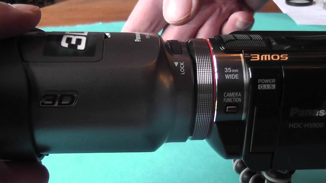 Panasonic VW CLT1. 3D Converter Lens - YouTube