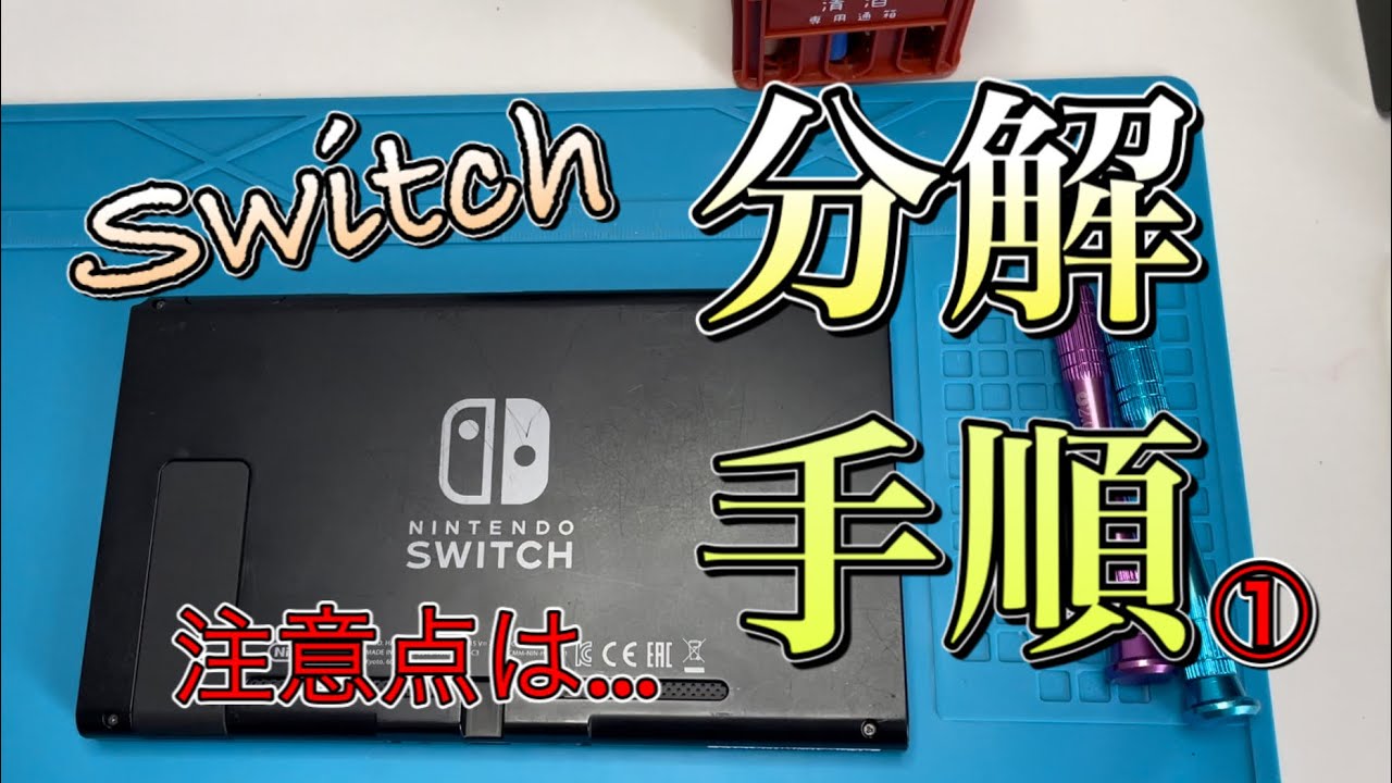 Switch Disassembly] Steps and precautions for those disassembling