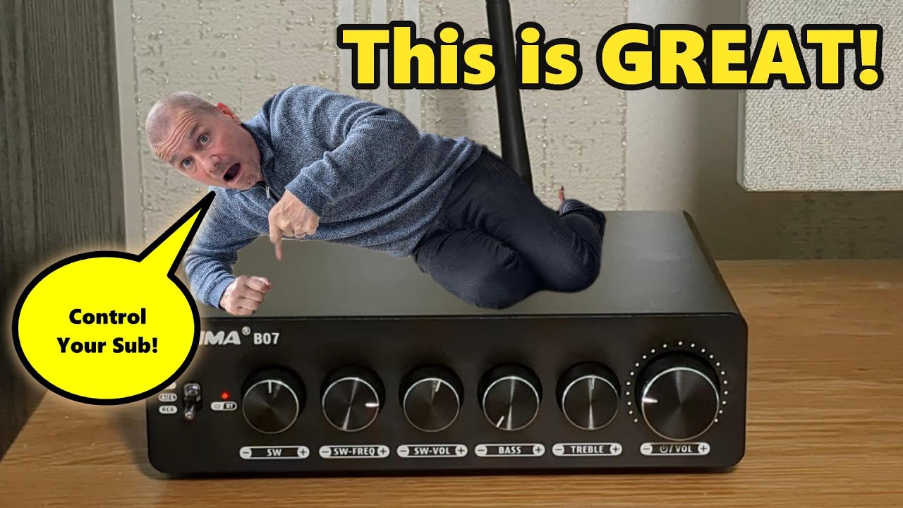 Aiyima B07 2.1 Channel Amplifier (includes sound test