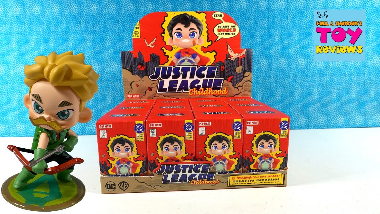 Justice League Childhood Pop Mart Blind Box Figure Unboxing
