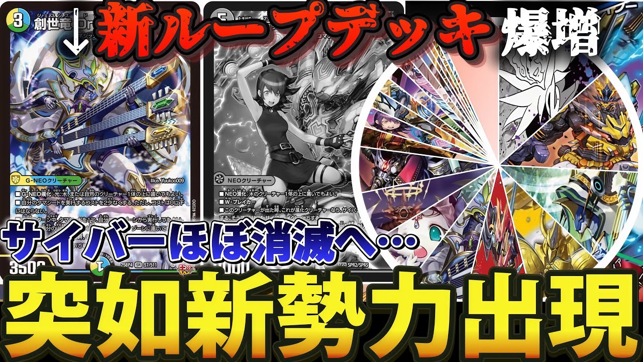 先週の入賞まとめ】突如環境に新ループデッキ爆誕へ【デュエマ】 - YouTube