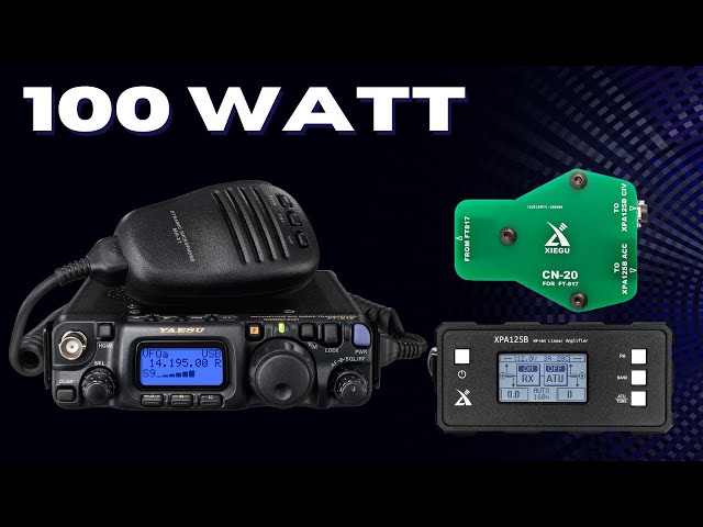 Connecting the Yaesu FT-818 to the Xiegu XPA-125B with the CN-20