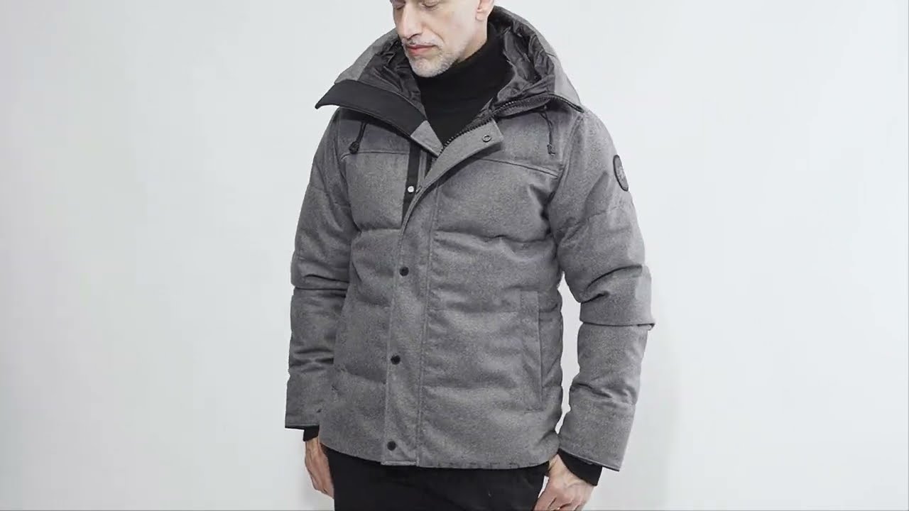 カナダグース CANADA GOOSE ダウンコート ウール LANGFORD PARKA WR