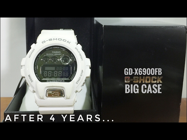 Casio G-Shock GD-X6900FB-7JF White Big Case series watch unboxing
