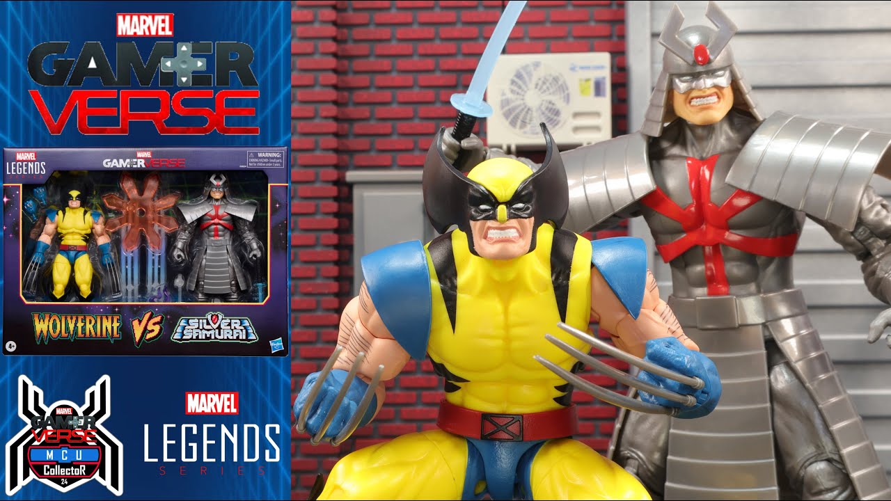 Marvel Legends GamerVerse WOLVERINE vs SILVER SAMURAI X-Men Capcom