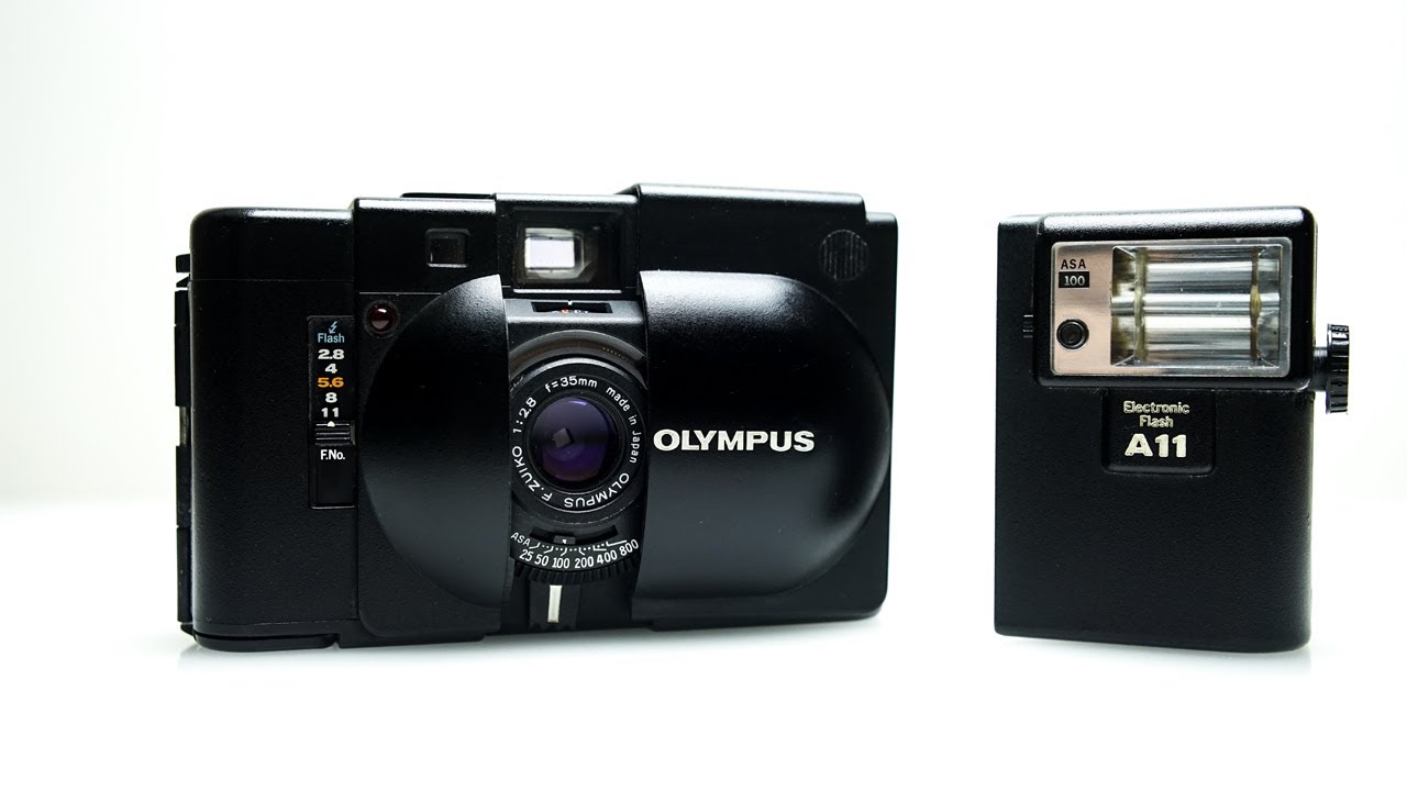 Olympus XA & A11 Flash - YouTube