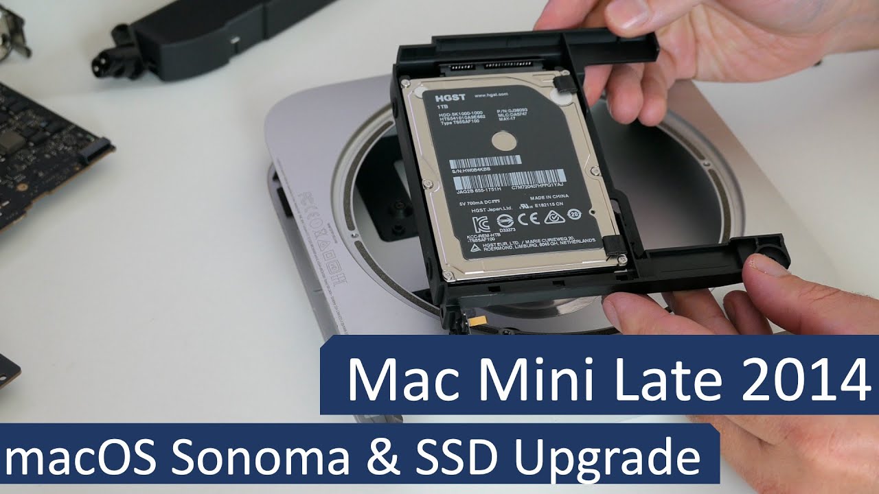 Mac Mini Late 2014 - macOS Sonoma and SSD Upgrade - YouTube