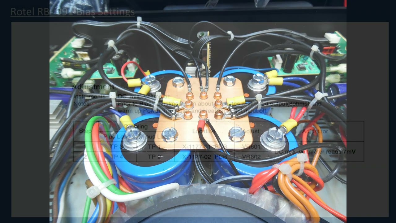 Rotel RB-991 Amplifier Repair (With Audio Tutorial) - YouTube