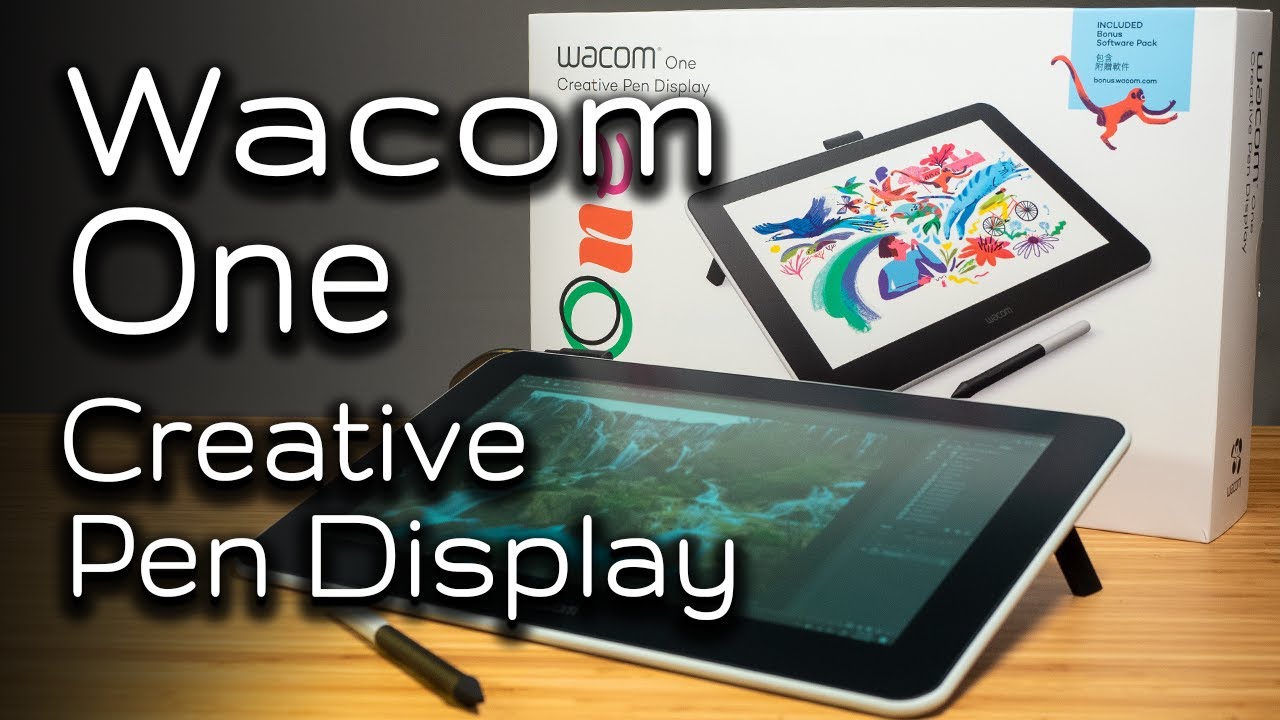 Wacom One Creative Pen Display Unboxing and Overview (inc Jitter