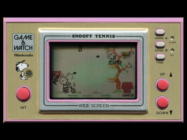 ゲームウォッチ スヌーピーテニス SNOOPYTENNIS - YouTube