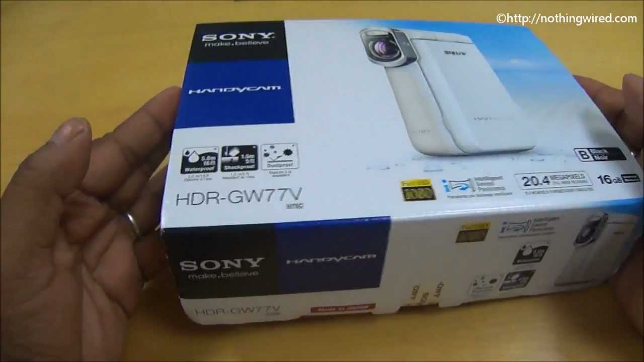 Sony HDR-GW77V Preview: Initial Impressions - YouTube
