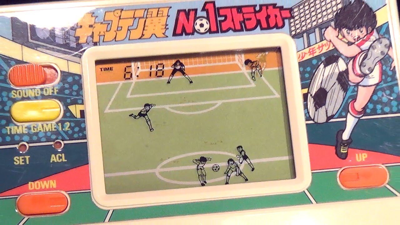 レトロ 液晶ゲーム】キャプテン翼 NO1 ストライカー バンダイ サッカー