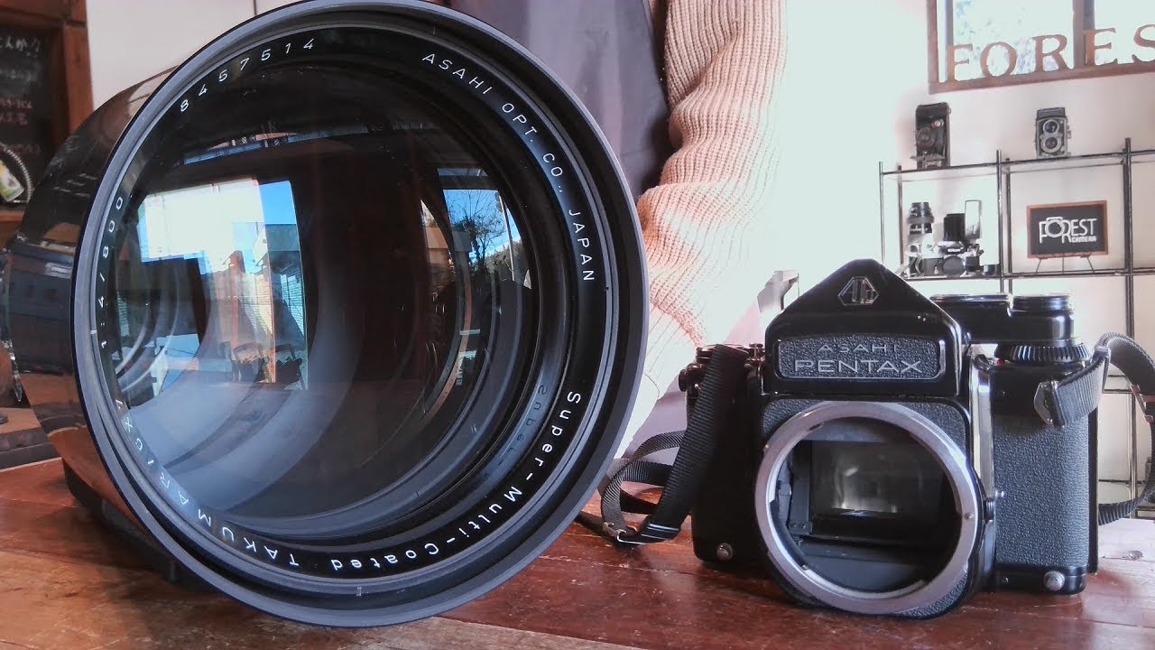 超ド級レンズ】PENTAX SMC TAKUMAR 6x7 800mm F4を紹介 - YouTube