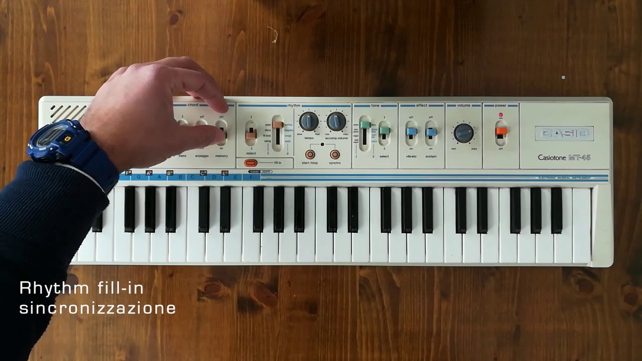Casiotone Casio MT-45 - YouTube