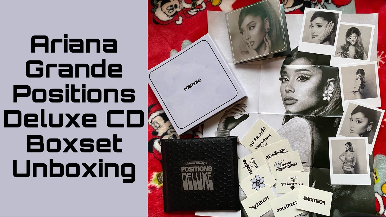 Ariana Grande Positions Deluxe CD Boxset Unboxing - YouTube