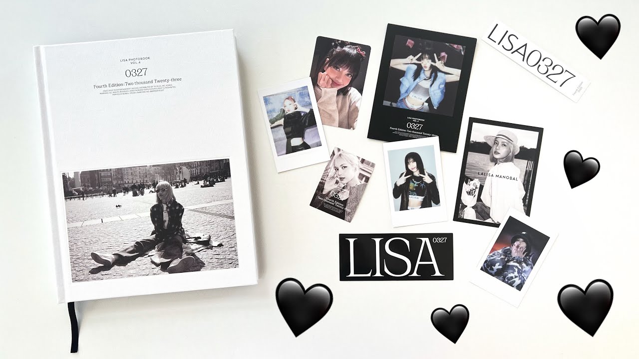 unboxing: LISA 0327 PHOTOBOOK VOL. 04 - YouTube