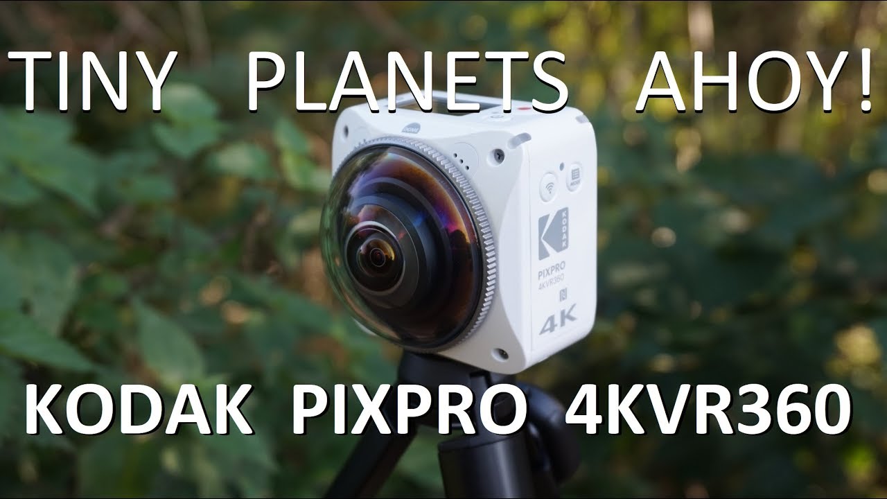Kodak PixPro 4KVR360 - a 360 camera that shoots in 4K - YouTube