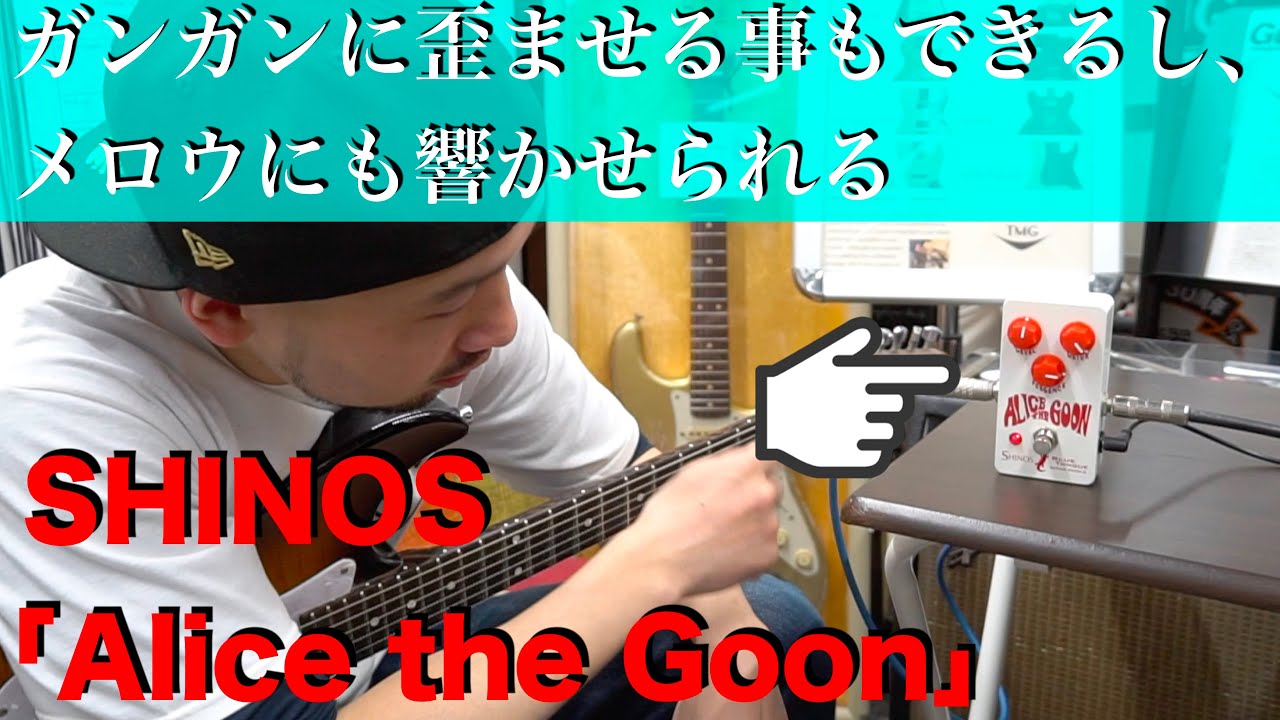 ガンガンに歪ませる事もできるし、メロウにも響かせられる！SHINOS