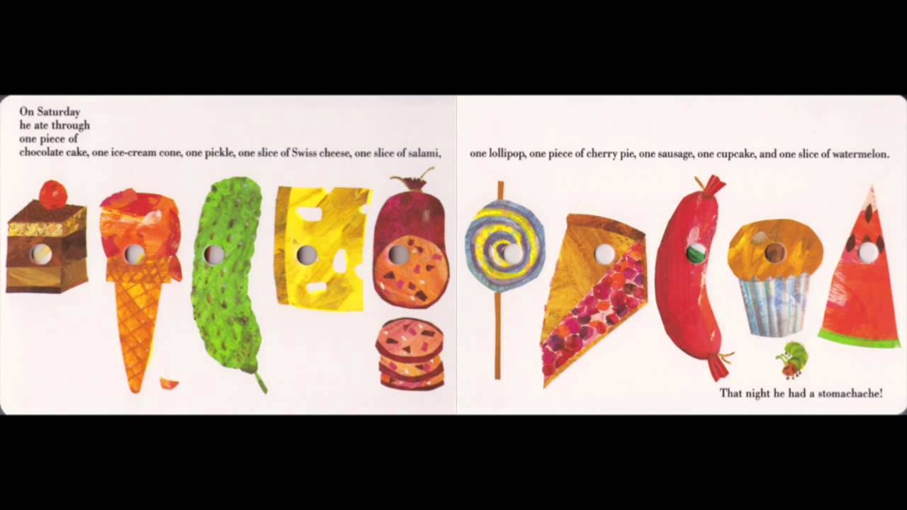The Very Hungry Caterpillar はらぺこあおむし 英語 - YouTube