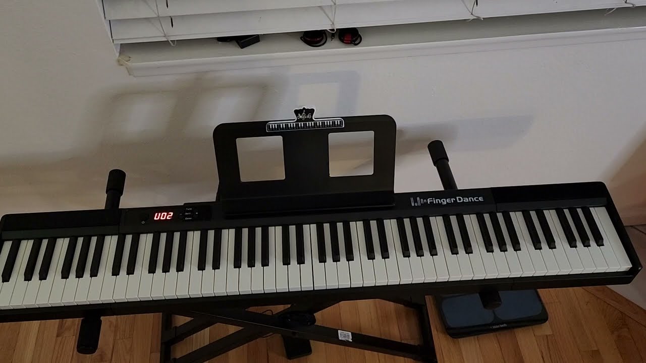 In Hand Review of Finger Dance 88 Key Keyboard - YouTube