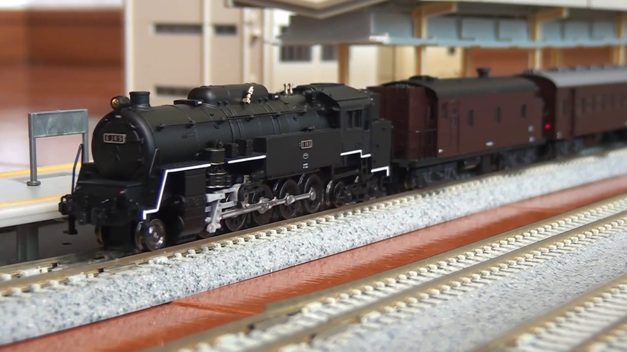 Nゲージ】▷▷マイクロエース E10-5米原機関区が入線 - YouTube