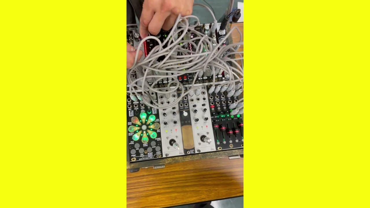 自作のモジュラーシンセシステム #NT東京 2024 necobit カワヅの突撃
