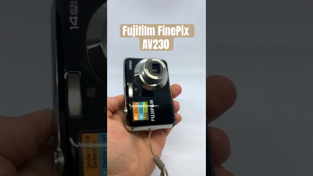 Fujifilm FinePix AV230 Digital camera 2000s - YouTube