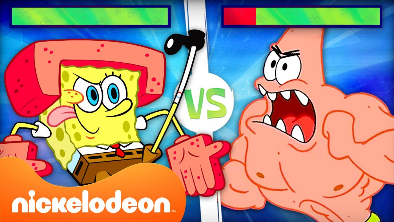 スポンジ・ボブ | スポンジ・ボブの格闘ゲーム💥 ｜60分