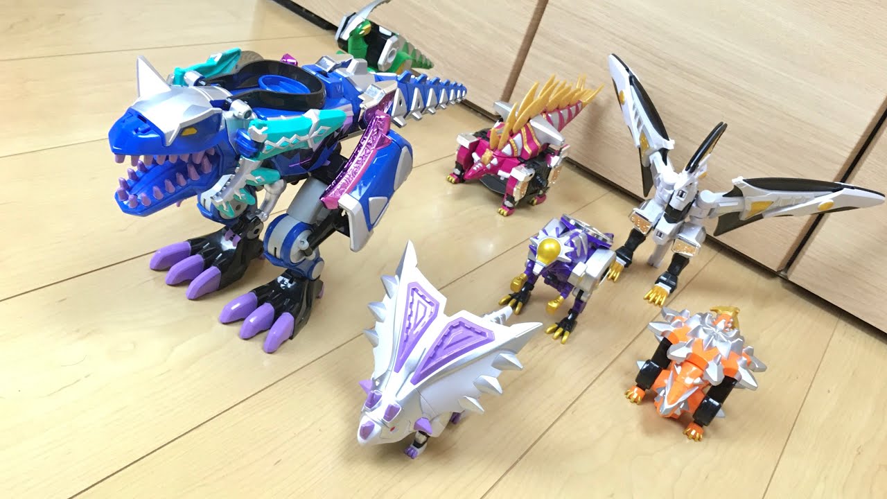 DX PR Dino Thunder #4】夏限定⁉︎ バクレンオーで遊んでみた - YouTube